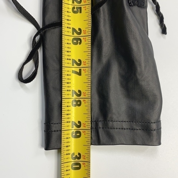 Punk Rave Goth Black Lace Up Leggings Size Small - Picture 12 of 12